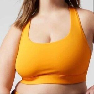NWT Athleta orange Ultimate Bra D-DD+